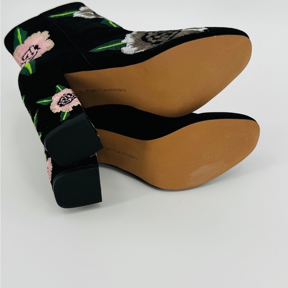 Rebecca Minkoff Bryce Embroidered Floral‎ Suede Boots Size 7 - Picture 10 of 14